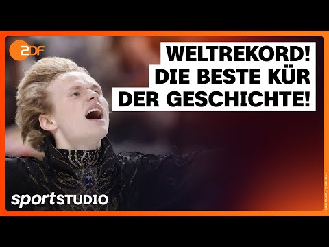 Weltrekord-Kür von Ilia Malinin | Eiskunstlauf Grand-Prix-Finale | sportstudio