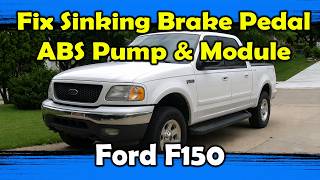 2001 Ford F150 ABS Pump & Module Replacement (Spongy Sinking Brake Pedal Fix)