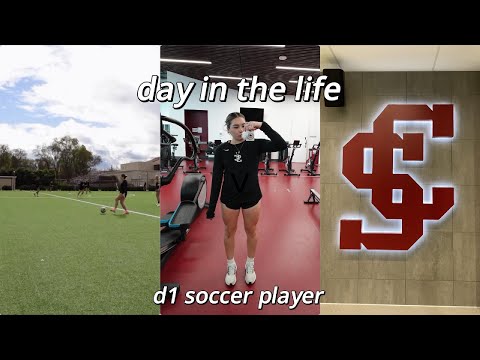 day in the life of a D1 soccer player | Santa Clara university