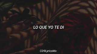 CD9 - Lo Que Yo Te Di (Letra)