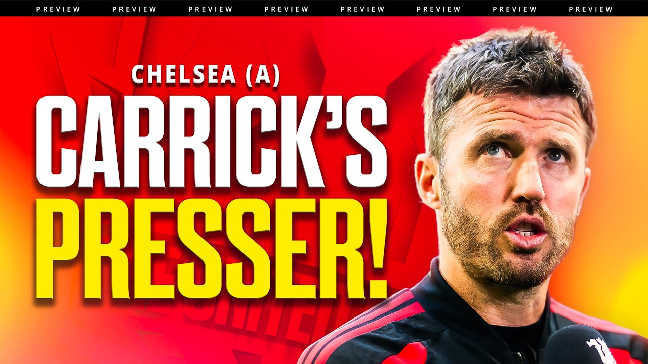 Chelsea vs Man United Carrick Presser Reaction