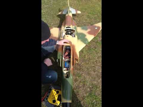 Turbinenstart einer Frank FT 140 in einer Krumpp F-4-Phantom