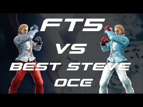 Tekken 7 - FT5 - Steve Mirror vs The Best Steve OCE