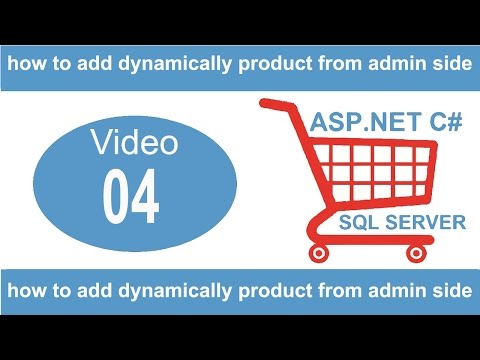 how to add dynamically product from admin side in asp net c# project