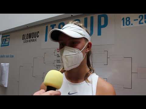Julie Štruplová po výhře ve finále kvalifikace | ITS CUP OLOMOUC 2021