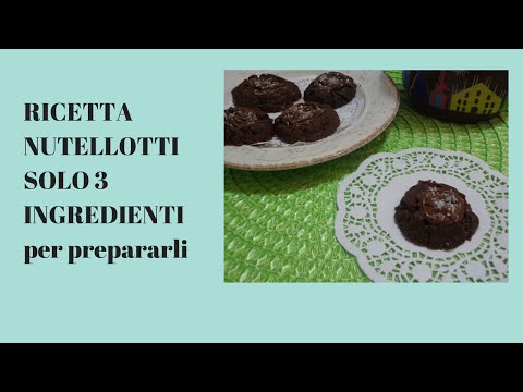 Solo 3 Ingredienti: Ricetta Nutellotti ❤️ Divertirsi in cucina