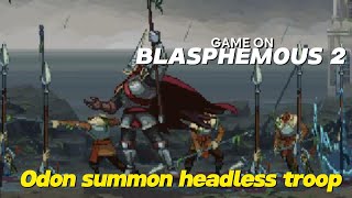 Boss fight in Blasphemous 2 Odón of the Confraternity of Salt