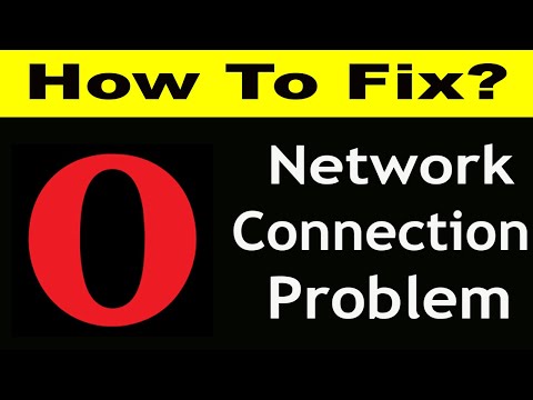 How To Fix Opera App Network Connection Problem Android & iOS | Opera No Internet Error