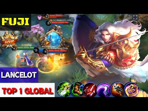 perfect playing technique [Top 1 global lancelot ] FUJI - mobile legends