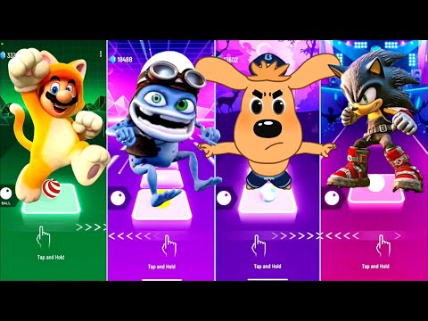 Mario vs Crazy Frog vs Sheriff Labrador vs Sonic