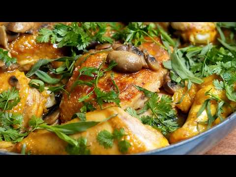 Chicken Chasseur – French Hunter’s Chicken Recipe from Larousse