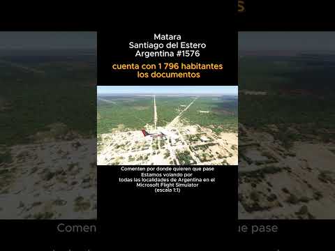 Matara, Santiago del Estero desde el Microsoft Flight Simulator #matara #santiagodelestero #msfs
