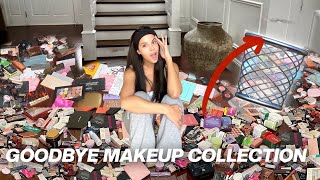 THROWING AWAY MY MAKEUP COLLECTION 2024... let's get rid of everything