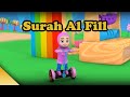 Murottal Juz 30 Surah Al Fil With Colorful Turtle Surfing Animation