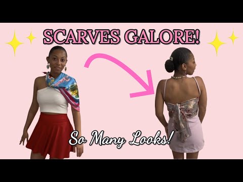 Scarves GALORE! I Transform My Thrift Haul!