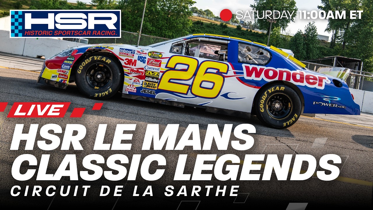 2026 Historic Sportscar Racing NASCAR Classic at Le Mans  | HSR | Circuit de la Sarthe - Le Mans, FR