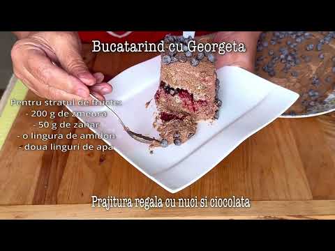 Royal chocolate walnut cake - recipe presentation in 30 seconds