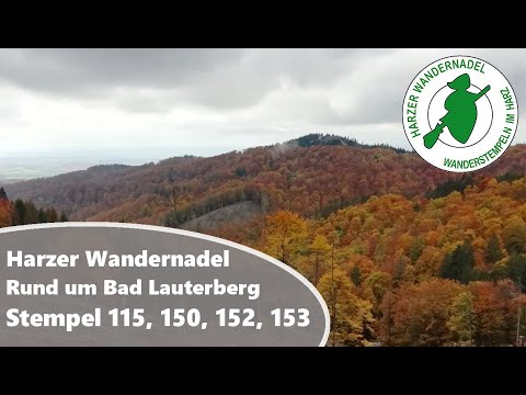 Harzer Wandernadel Stempel 115 Bismarkturm, 150 Großer Knollen, 152 und 153 bei Bad Lauterberg / HWN