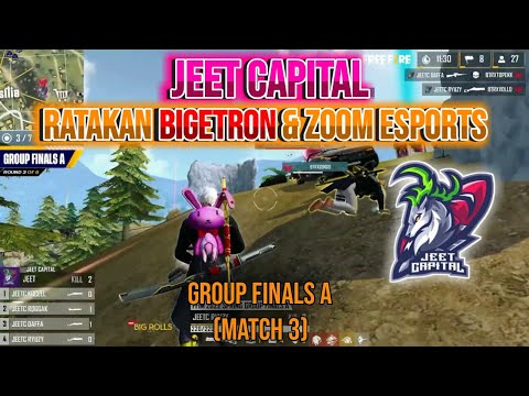NGERI!! JEET CAPITAL NGAMUK RATAKAN BIGETRON & ZOOM ESPORTS! FFIM 2022 Springs - Group Finals A