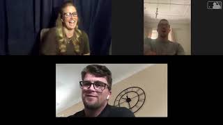 Lachlan and Alexander Wells scout out each other