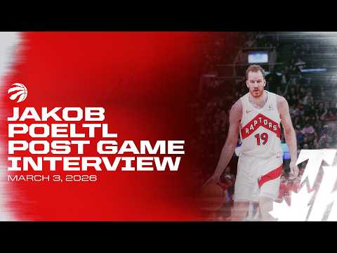 Jakob Poeltl | Post Game vs Knicks | March 03, 2026