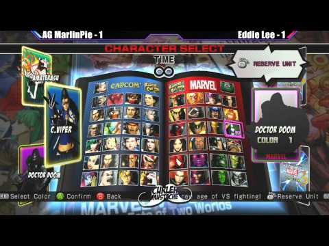 UMVC3 AG MarlinPie vs Eddie Lee - Curleh Mustache 2 Tournament