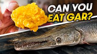WOULD YOU EAT THIS? Prehistoric Alligator Gar Catch & Cook