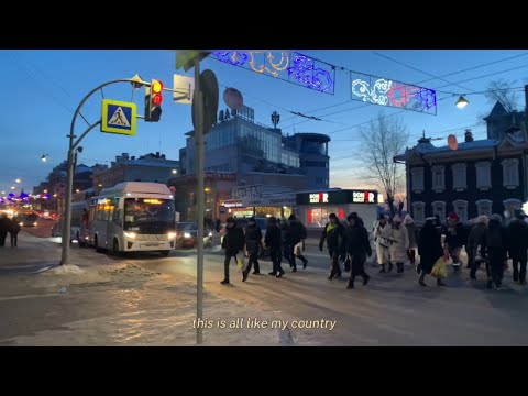 Walking The Streets of Tomsk Russia and This Happened 😭