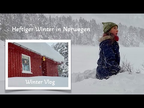 Extreme Schneemengen ❄️ Heftiger Winter ❄️ Leben in Norwegen