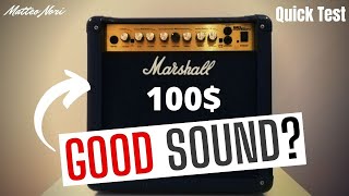 Video thumbnail for GOOD SOUND FOR CHEAP? - Marshall MG15DFX Quick Test - Matteo Nori by Matteo Nori