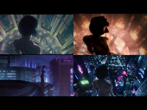 Ghost in the Shell - Fall Scene Comparison 1.0, 2.0, Individual Eleven, and Live Action