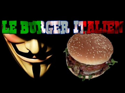 Recette Burger italien à la mozzarella