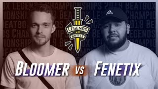 Fenetix vs Bloomer | Beatbox Legends Championships 2019 | Top 16