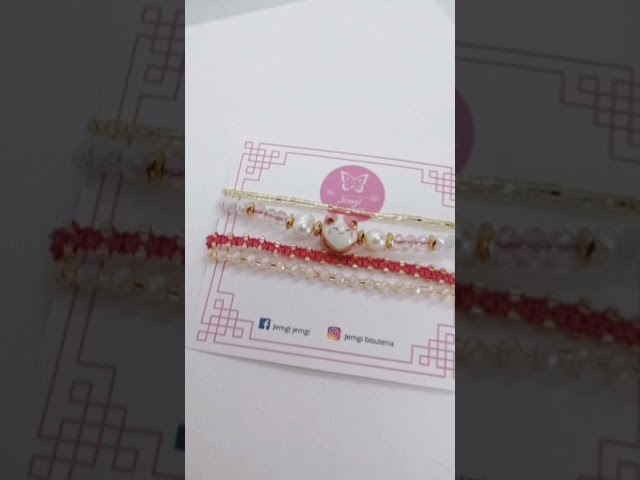 Vídeo relacionado con 3 Piezas Pulsera de Gato de la Suerte Pulsera de Cuentas de Cerámica de Gato Kawaii Pulsera de la Suerte Ajustable Pulsera Trenzada de la Amistad Pulsera de Gato de la Suerte para Hombres Mujeres Niña