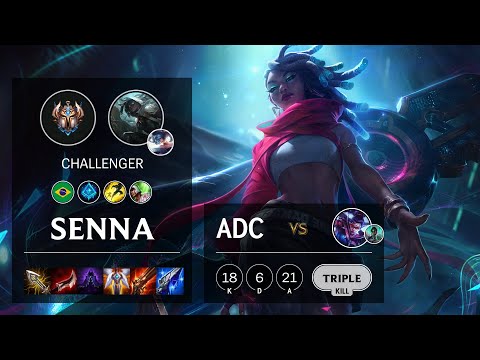 Senna ADC vs Vayne - BR Challenger Patch 10.16