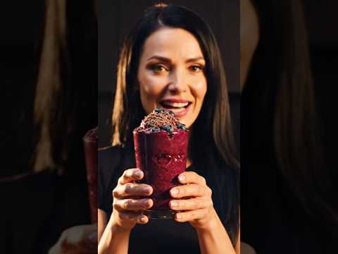 Napravi smuti bombu od borovnice i kakaa za 3 minuta 🫐🥤