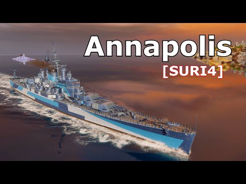 World of WarShips Annapolis - 6 Kills 392K Damage
