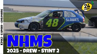 24 Hours of Lemons NHMS – Stint #2 | Andrew Baez in the  “Slowes” K24 Civic!