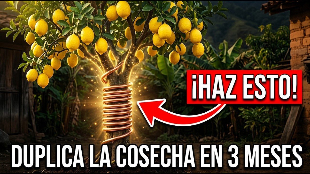 Use copper at the base of your lemon tree — A trick that multiplies your harvest in 3 months