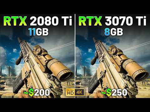 RTX 2080 Ti vs RTX 3070 Ti in 2026 | Test in 15 Games | 4K