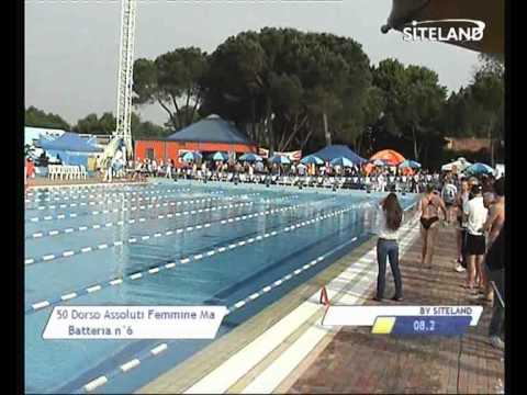 Serie 6 dei 50 Dorso  Assoluti Femmine Master - 12 MEMORIAL ANDREA BETTIOL