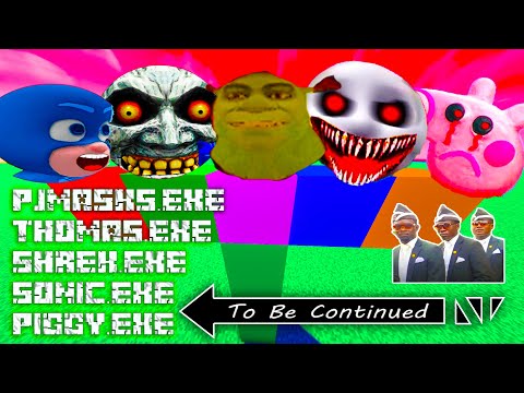I Built SCARY TRAPS for PJ MASKS.EXE and THOMAS.EXE! Coffin Meme Compilation in Minecraft