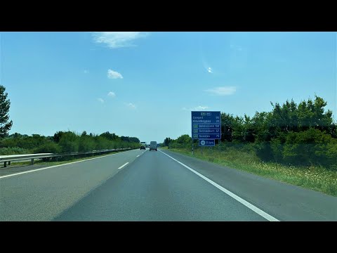 Hungary: Motorway M0-M5 - Budapest to Kiskunfélegyháza (Bács-Kiskun County) - 4k Video - Ungarn