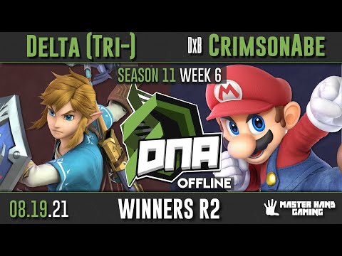 DNA S11:W6 - Delta (Tri-) (Link) vs DxM | CrimsonAbe (Mario) - WR2