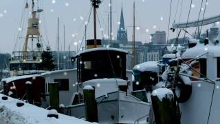 preview picture of video 'Flensburg im Winter mit Schnee'