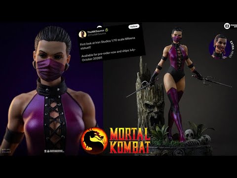 Mortal Kombat Iron Studios Mileena Statue Revealed & Price & Release Date First Look