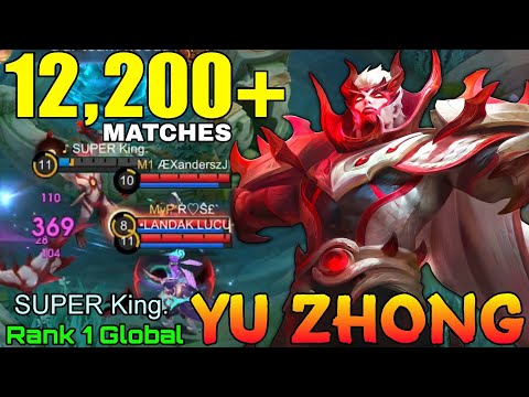 Monster Yu Zhong Insane 12,200+ Matches - Top 1 Global Yu Zhong by SUPER King. - Mobile Legends