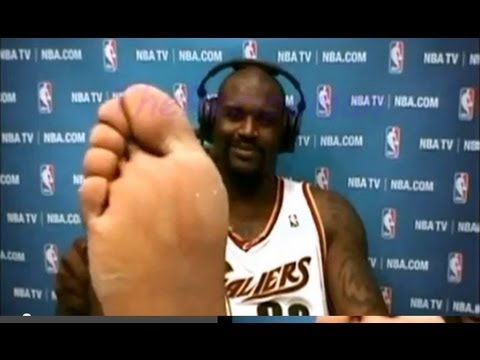 Shaquille O'Neal feet