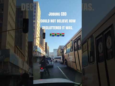 joburg cbd is clean