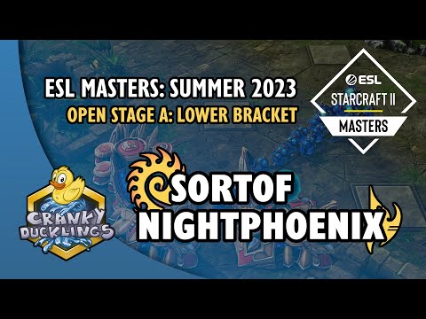 SortOf vs NightPhoenix - ZvP | ESL Masters: Summer 2023 Open Bracket A | #EPT StarCraft 2 Tournament
